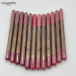 12Pcs Pack Emelie HD Perfect Matte And Super Silky Lip Pencil
